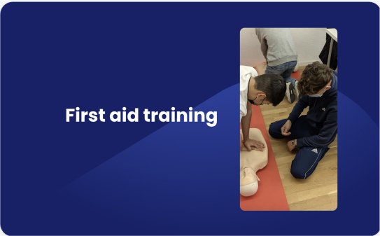 First aid training