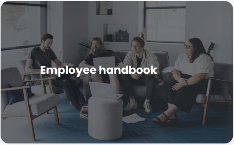 Employee handbook
