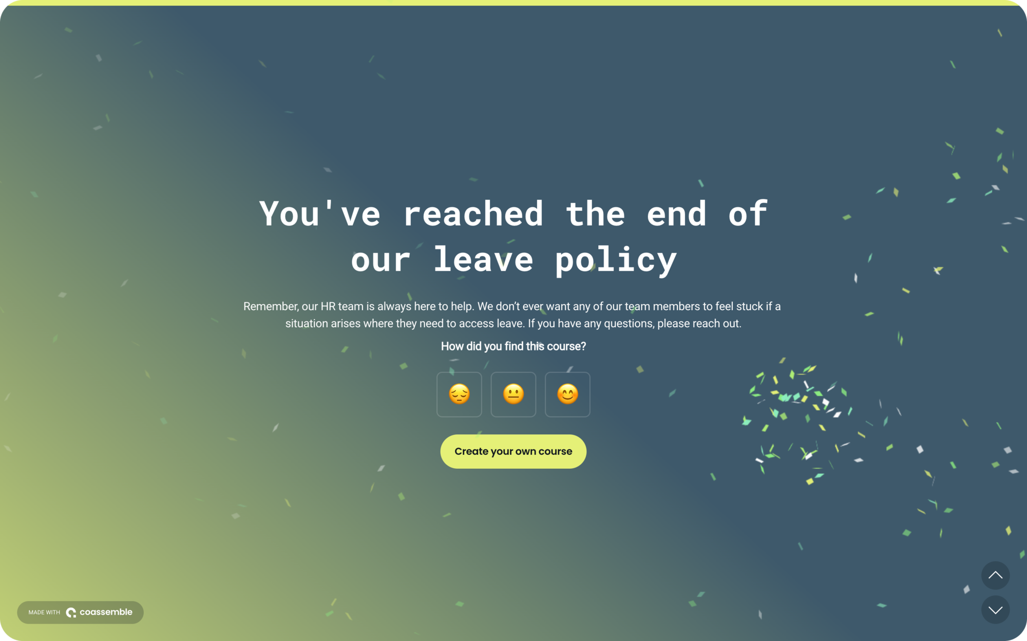 Leave policy template