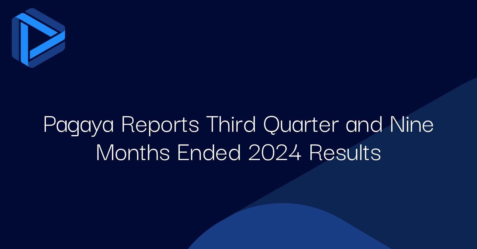 "Pagaya Reports Third Quarter and Nine Months Ended 2024 Results"