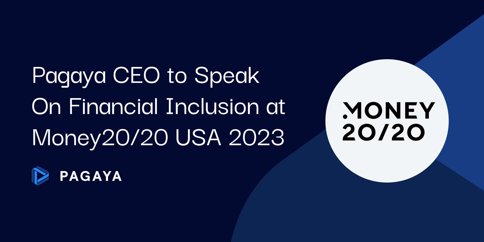 "Pagaya CEO to Speak On Financial Inclusion at Money20/20 USA 2023"