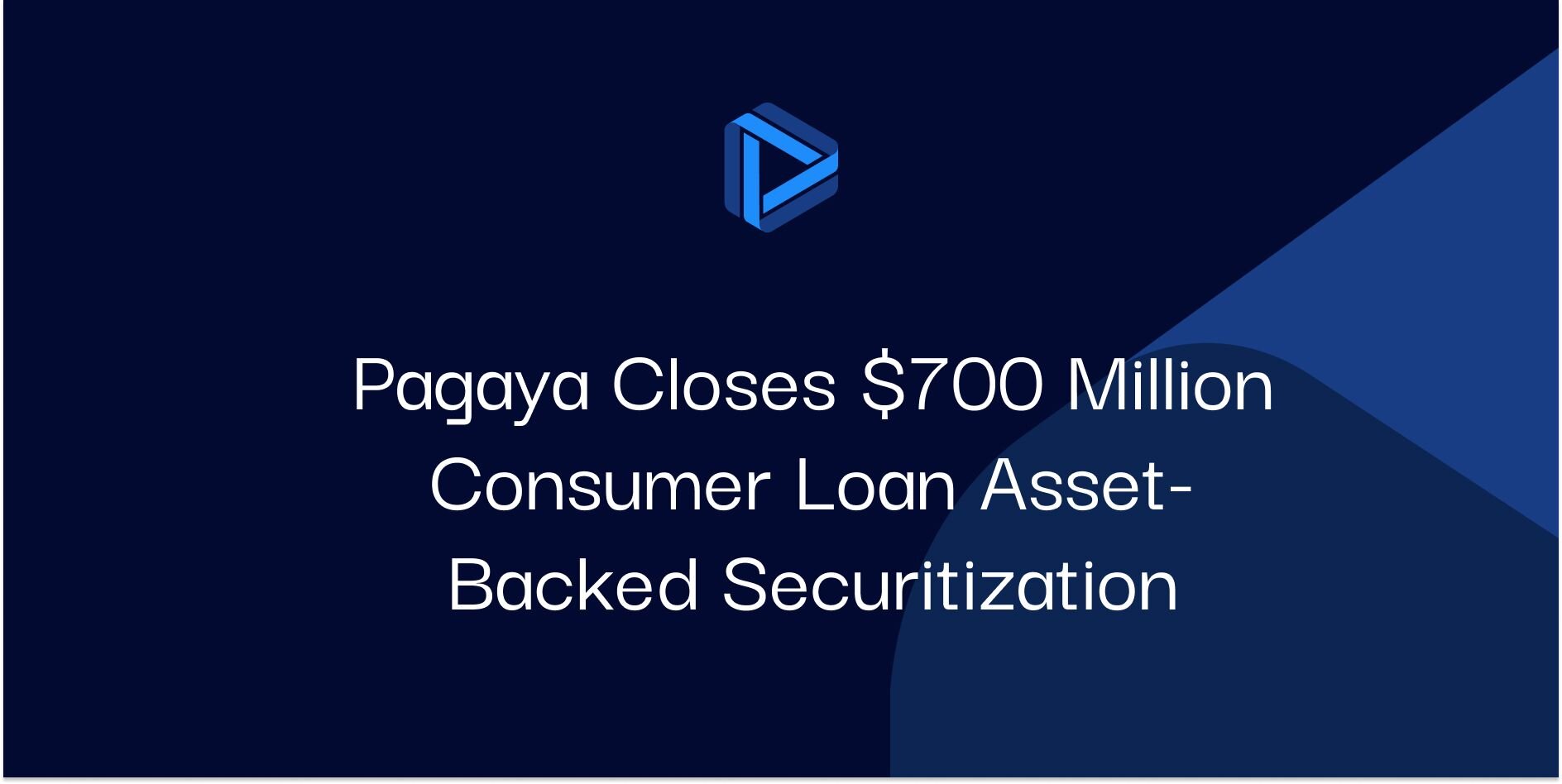 "Pagaya Closes $700 Million Consumer Loan Asset-Backed Securitization"