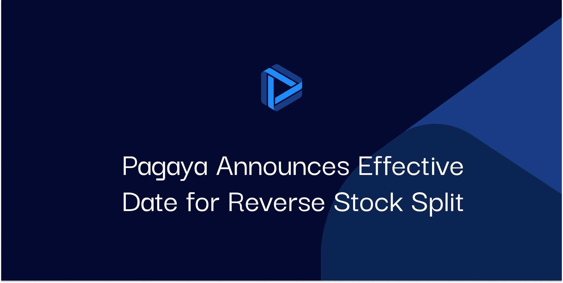 "Pagaya Announces Effective Date for Reverse Stock Split"