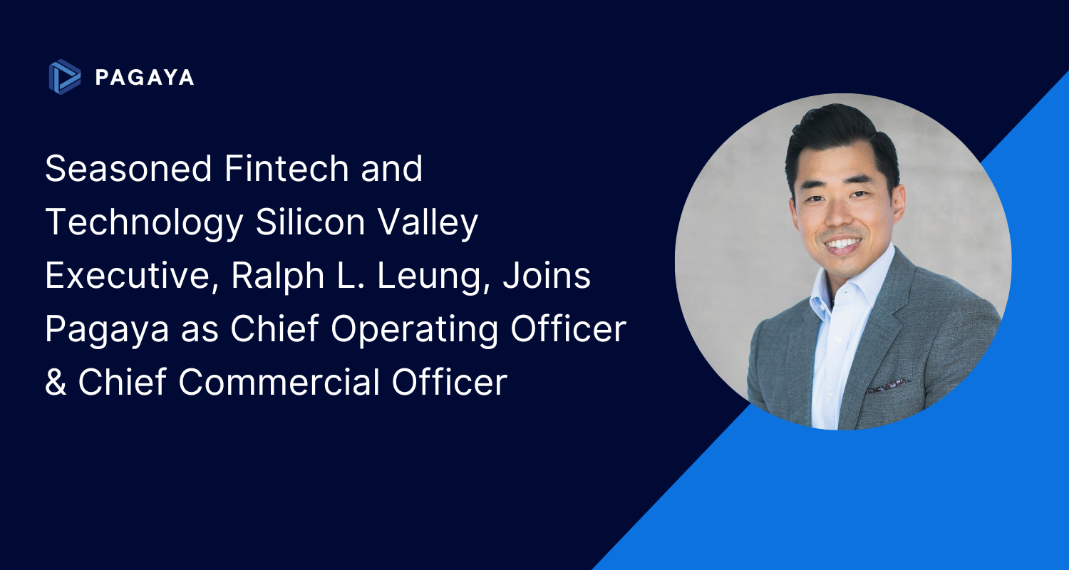 "Seasoned Fintech and Technology Silicon Valley Executive, Ralph L. Leung, Joins Pagaya as Chief Operating Officer & Chief Commercial Officer"