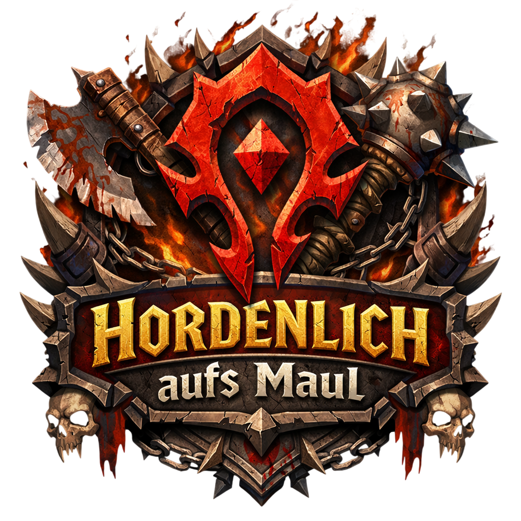 Hordenlich aufs Maul Logo