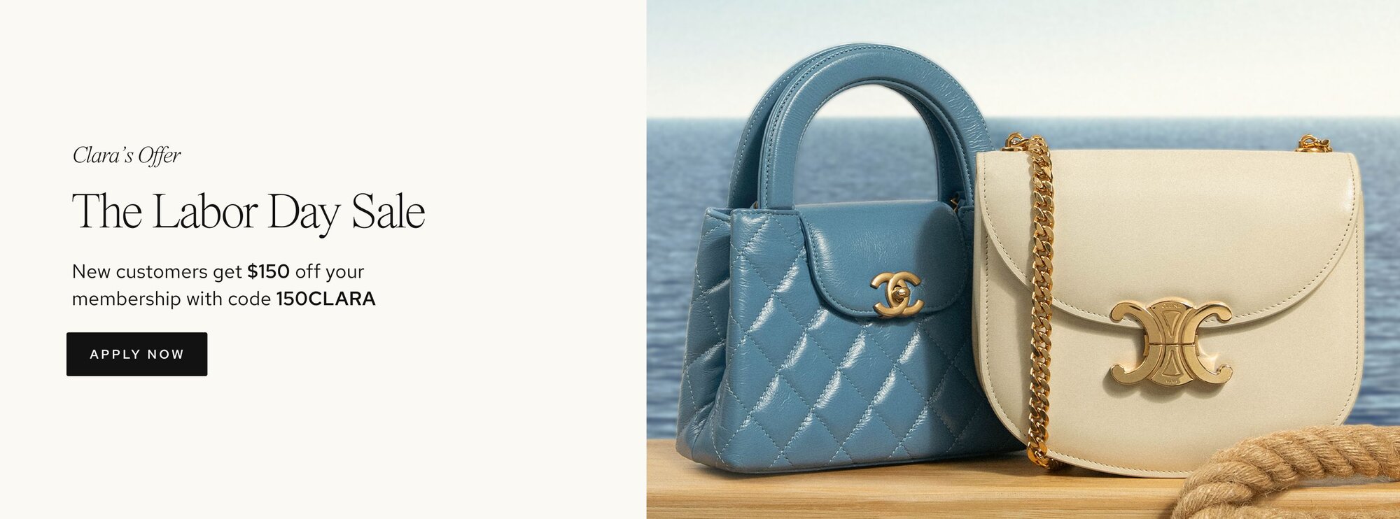 Join as a new member and earn a $150 credit with code 150CLARA