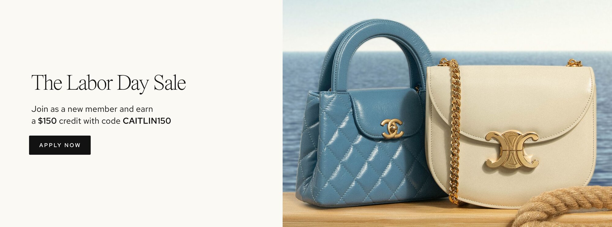 Join as a new member and earn a $150 credit with code CAITLIN150