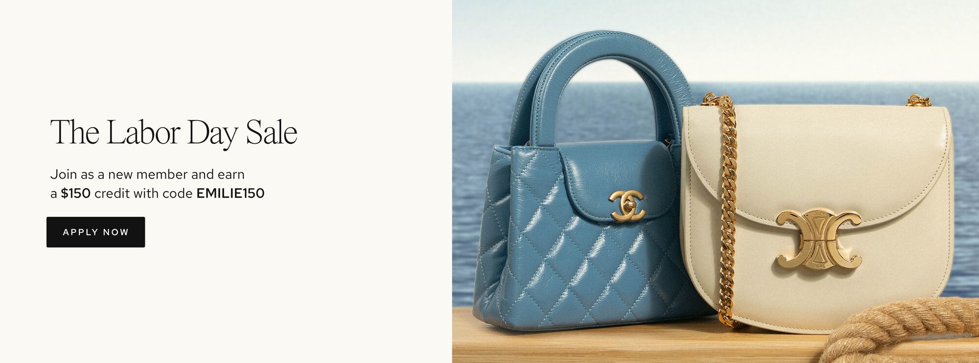 Join as a new member and earn a $150 credit with code EMILIE150