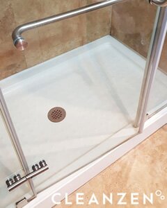 clean shower after