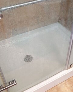 dirty shower before