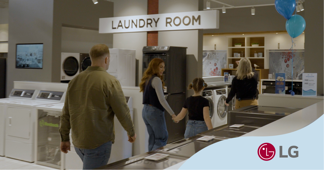 The Executive Director of BabyGoRound and his family were shopping at Trail Appliances showroom