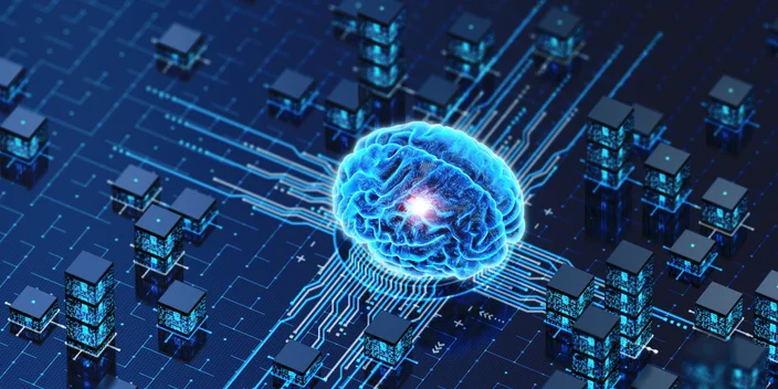 Inteligência Artificial Cerebral. Conceito de CPU
