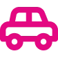icone de carro rosa