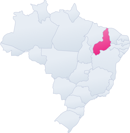 Mapa de Piauí demonstrando a abrangência da Equatorial