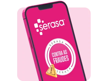 Tela da Serasa contra as fraudes