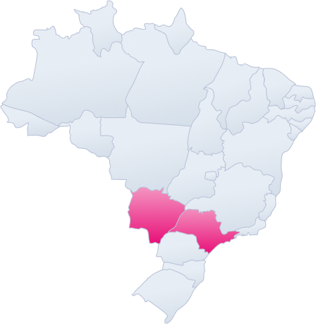 Mapa de São Paulo demonstrando a abrangência da Neoenergia