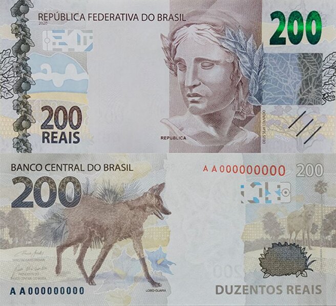 Nota de 200 reais