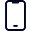 Ícone representando um celular, utilizado para ilustrar o acesso ao aplicativo de consulta de score de crédito.