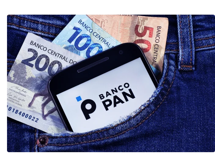 banco pan dinheiro bolso