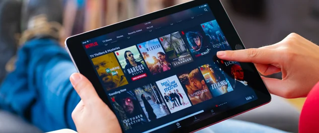 Streaming online com tablet pc netflix