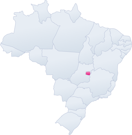 Mapa de Brasília demonstrando a abrangência da Neoenergia