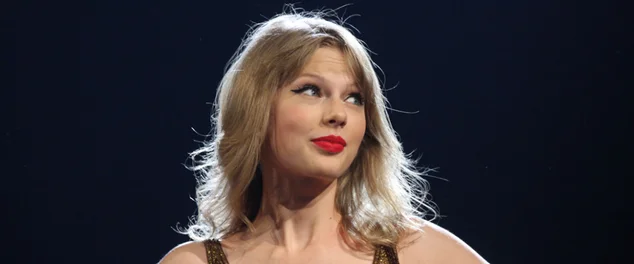 Cantora Taylor Swift  no palco