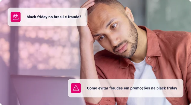 homem vendo seu notebook com expressão de chocado