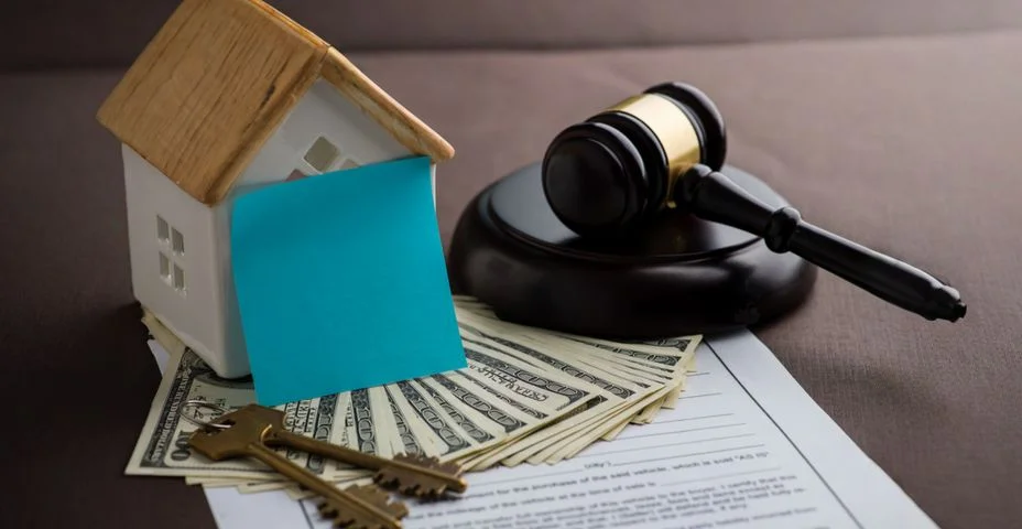 dinheiro para casa ou hipoteca conceito de empréstimo.