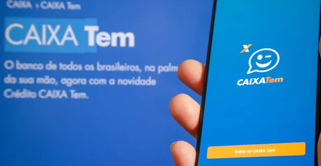 Aplicativo caixa tem no celular para utilizar.