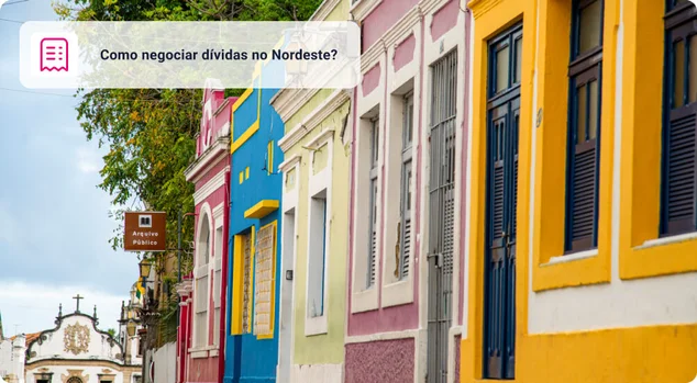 Antigas fachadas em Olinda, Pernambuco