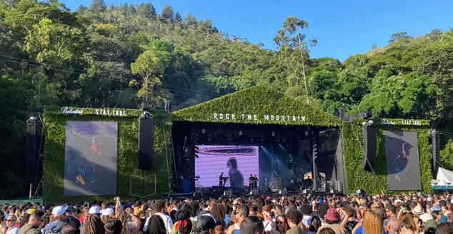 palco do festival rock the mountain