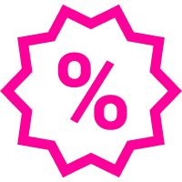 icone representando porcentagem de desconto