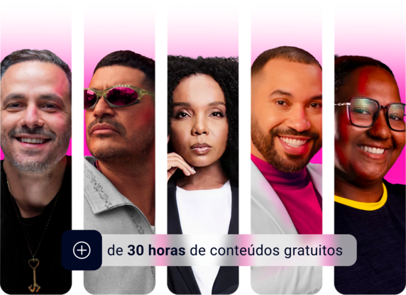 Palestrantes do Serasa Ensina no Feirão 2025, evento com mais de 30 horas de conteúdos gratuitos sobre educação financeira