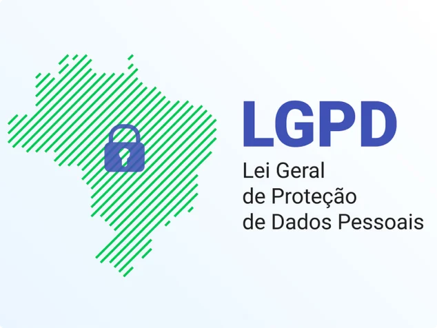 Mapa mostrando sobre a lei LGPD
