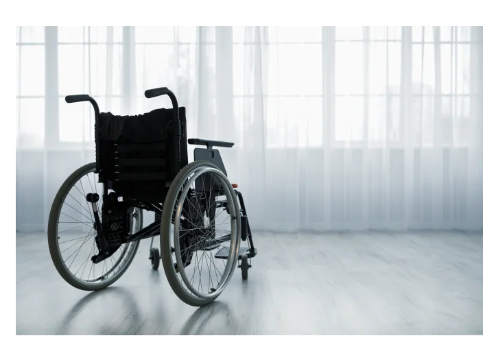 cadeira de rodas representando o auxilio inclusão