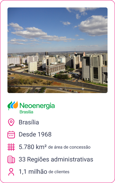 Informações sobre a Neoenergia Brasília