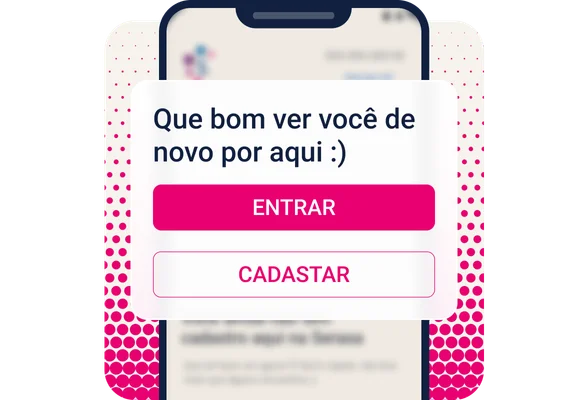 Imagem mostrando acesso ao app da Serasa