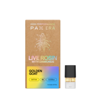 Golden Goat product packaging with pod