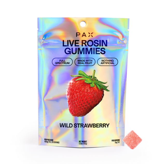 Live Rosin Gummies packaging