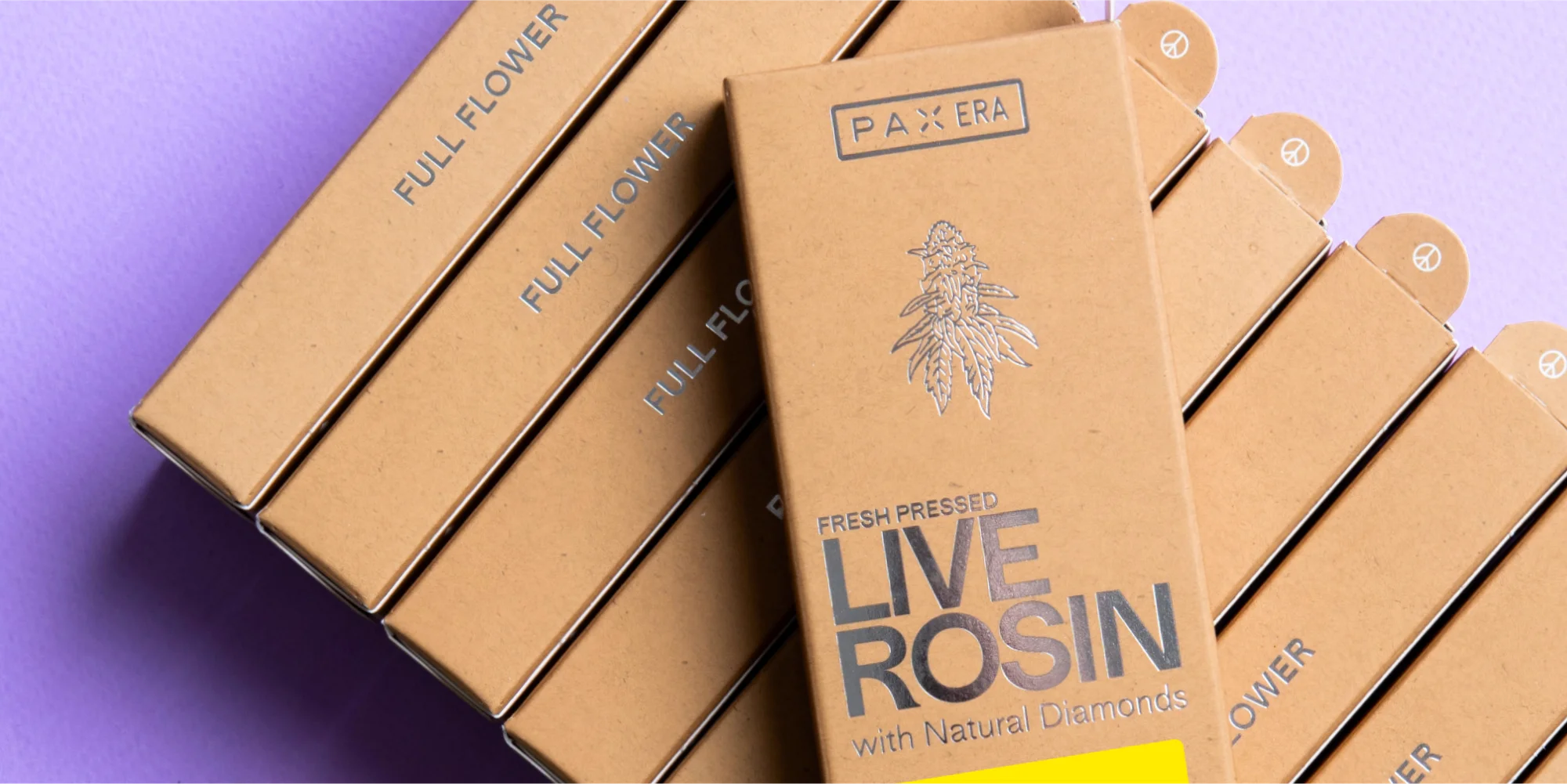 Pax Live Rosin pods in packaging