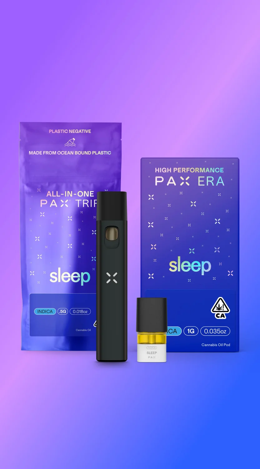 PAX Sleep and PAX TRIP SLEEP side by side