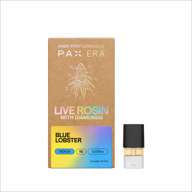 Blue Lobster packaging and pod