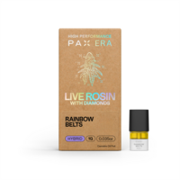 Rainbow Belts Live Rosin with Diamonds