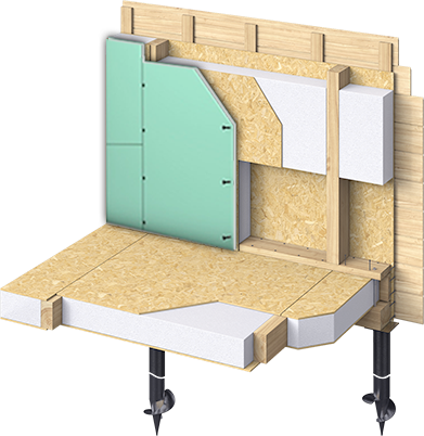Дома из Сип панелей: ЧИСТОВАЯ НАРУЖНАЯ ОТДЕЛКА И МОНТАЖ КРОВЛИ от бренда домов Walls.