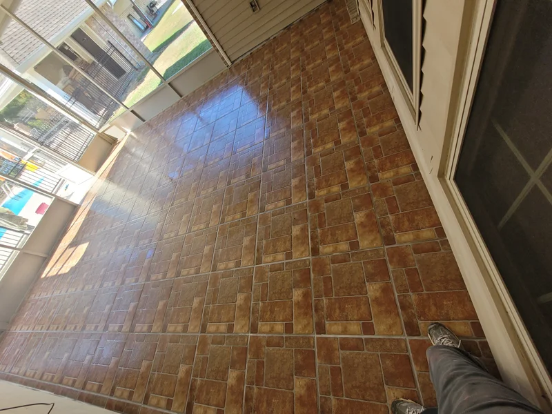 Screened Patio Tile