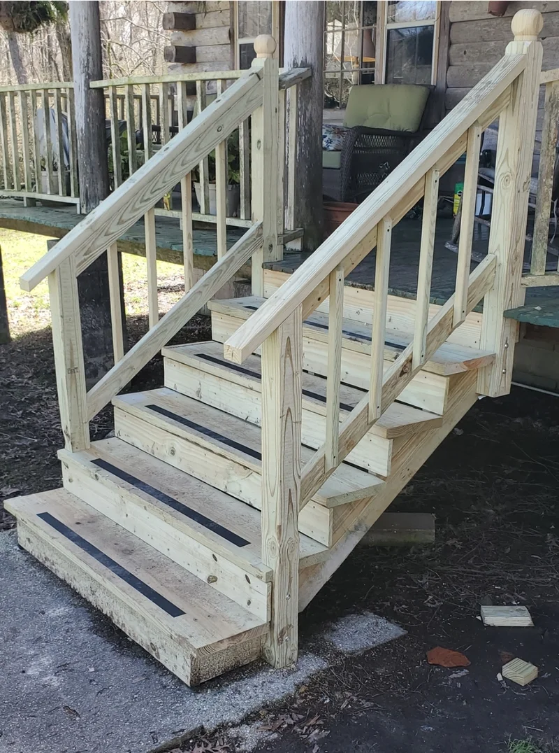 Custom Stair & Railing Build