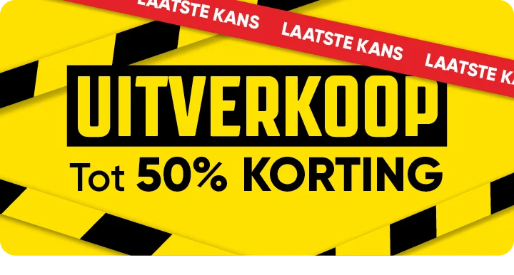 Promotiebanner van Uitverkoop juli