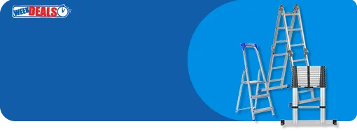 Promotiebanner van de weekdeal 10% korting op veiligheidsschoenen