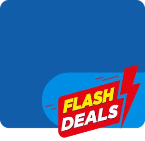 Promotiebanner van de flashdeals