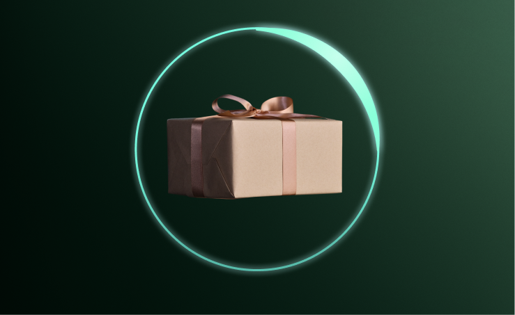 Wrapped gift.